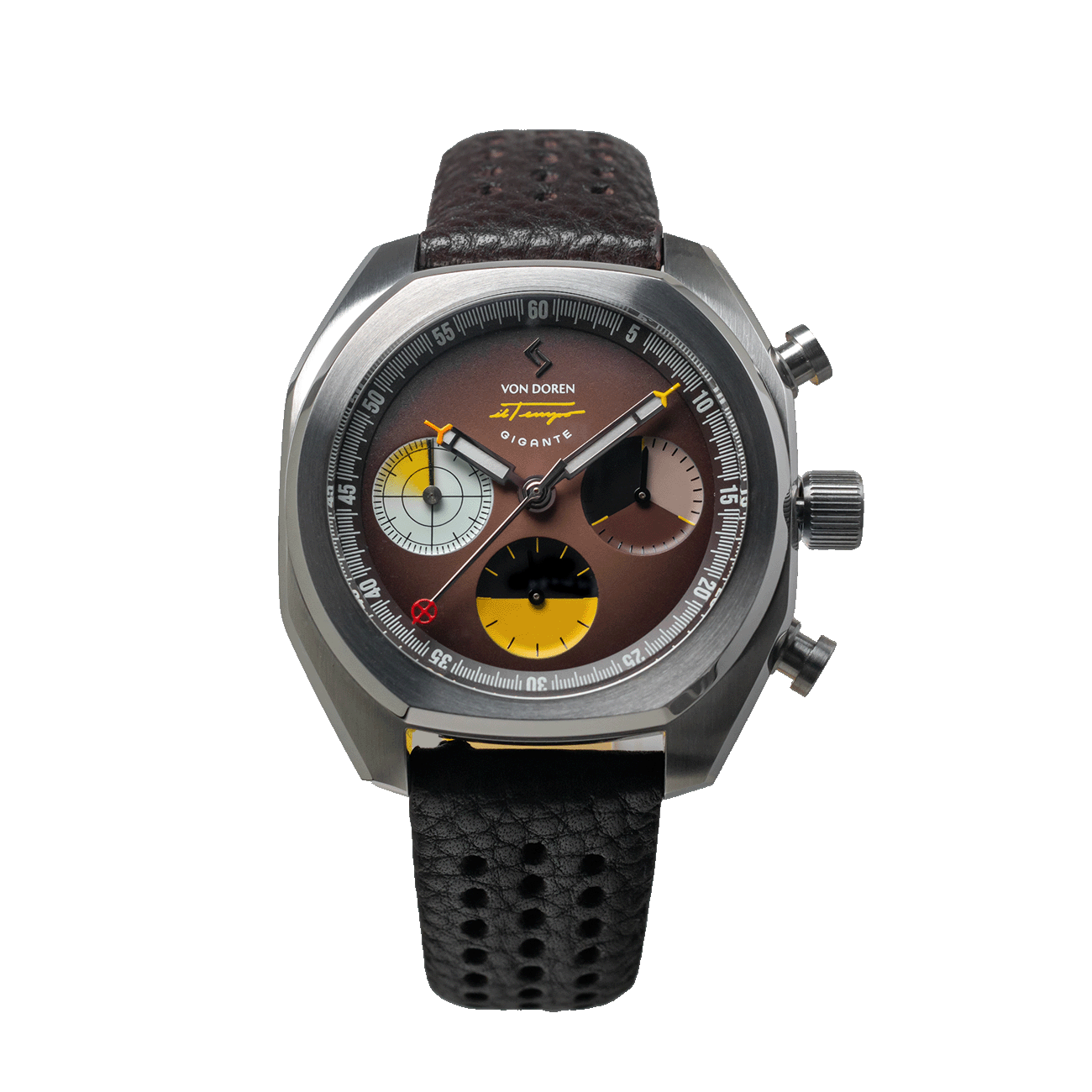 Von Doren klokke. Modell IL Tempo Gigante, farge brun
