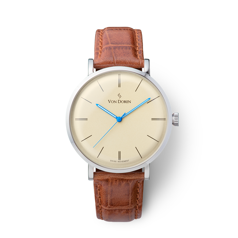 AKSLA MARK II - ANTIQUE WHITE, 42mm